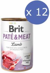 Brit 12 x Brit Pate & Meat cu Miel, 400 g