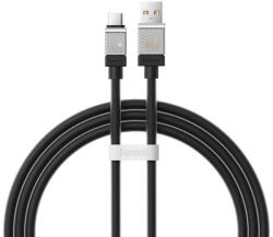 Baseus Cablu Date si Incarcare USB-A - USB-C Baseus CoolPlay, 100W, 1m, Negru CAKW000601 (CAKW000601) - evomag