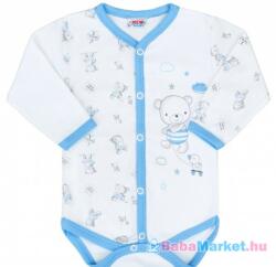 NEW BABY Baba patentos body New Baby Bears kék 56 (0-3 h)