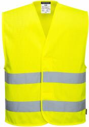 Portwest MeshAir Hi-Vis kéttónusú mellény (sárga, S/M) (C374YERS/M)