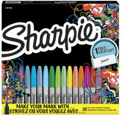 Sharpie Fine Permanent marker készlet 18db - kirakati darab