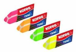 Kores Eraser Kores Trino, culori neon mixte (40503)