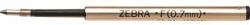 Zebra Inserție stilou 0, 7mm, F Zebra, culoare de scris negru (F29931) - pepita - 3,00 RON