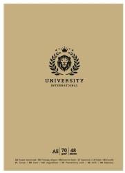 Shkolyaryk Publishing House "University International" model mixt A5 48 de pagini caiet cu capse în carouri cu carouri (A5-048-5210K)