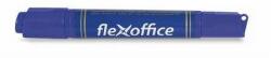 FlexOffice "PM04" 0, 8/6, 0 mm conic/cuțit cu două capete, marker cu alcool albastru cu capăt dublu (FO-PM04BLUE)