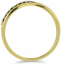  Arany Gyűrű Thai Zafírral, Méret: 57-56 (Y51245/57)