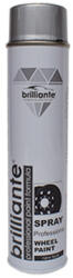BRILLIANTE Vopsea Spray Pentru Jante Argintiu 600 Ml Brilliante - uleideulei