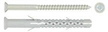 Koelner Rawlplug B-KDS10100 tokrögzítő dübel 10x100 mm + csavar 6, 8x105 mm, 6 db/csomag (51546)
