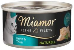 Miamor Feine Filets Naturell Chicken&Tuna 80g