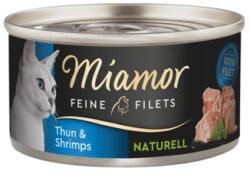 Miamor Feine Filets Naturell Tuna&Shrimps 80g