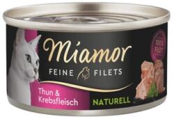Miamor Feine Filets Naturell Tuna&Crab 80g