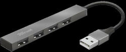 Trust Halyx Aluminium 4 Mini USB Hub (TR-23786) - typec