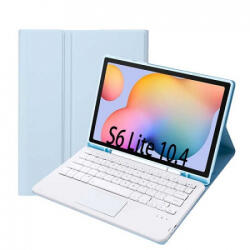  ABS Candy Color tablet fliptok bluetooth-os billentyűzettel Samsung P610, P615 Galaxy Tab S6 Lite, kék