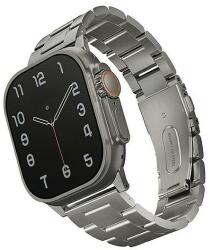 UNIQ Osta szíjas tok Apple Watch 42/44/45/ 49mm Series 1/2/3/4/5/6/7/8/SE/SE2/Ultra Stainless Steel Silver/Titanium Silver