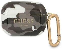 Guess GUAPUCAMG AirPods Pro borító fekete/fekete Camo Collection