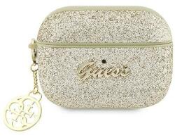 Guess GUAP2GLGSHD AirPods Pro 2 borító arany/arany Glitter Flake 4G Charm