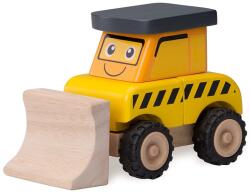 Wonderworld Mini buldozer din lemn (DDWW-4078)