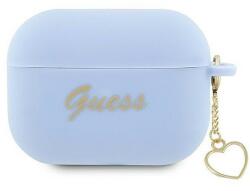 Guess GUAP2LSCHSB AirPods Pro 2 borító kék/kék szilikon báj szívkollekció