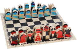 Petit Collage Șah din lemn - În mișcare (DDPTC688)