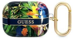 Guess GUAPHHFLB AirPods Pro borító kék/kék Flower Strap Collection