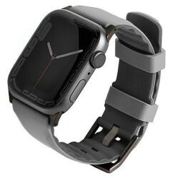 UNIQ Linus Apple Watch Series 4/5/6/7/8/SE/SE2 szíj 38/40/41mm. Airosoft szilikon szürke/krét szürke