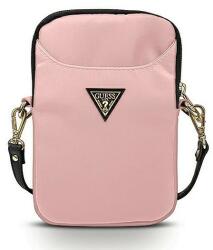 GUESS Handbag GUPBNTMLLP rózsaszín/rózsaszín nylon háromszög logó