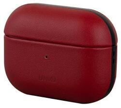 UNIQ Terra AirPods Pro valódi bőr tok piros/ed