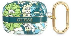 Guess GUAPHHFLN AirPods Pro borító zöld/zöld Flower Strap Collection