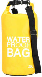 Springos Vízálló táska, sárga, 20l-es vízhatlan zsák (CS0031)