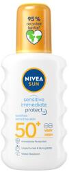 Nivea Sun Sensitive Immediate Protect Napozó Spray, FF50+, 200 ml
