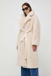 Elisabetta Franchi kifordítható kabát női, bézs, átmeneti, nem zárható - bézs 34
