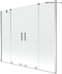 Mexen Velar Duo, 2 szárnyas eltolható kádparaván 170 x 150 cm, 8mm átlátszó üveg, króm profil, 896-170-000-02-01 (896-170-000-02-01)