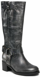 Bronx Cizme Bronx High boots 14291-M Gunmetal/Black 1812