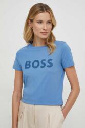 Boss Orange pamut póló BOSS ORANGE női - kék M