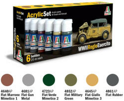 Italeri Acrylic szett: WWII REGIO ESERCITO (441AP) festék (441AP)