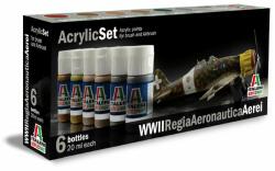 Italeri Acrylic szett: WWII AEREI REGIA AERONAUTICA (437AP) festék (437AP)