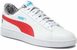 PUMA Sneakers Puma Smash V2 Me Happy 386396 01 White/Red/Blue/Atoll/Black Bărbați