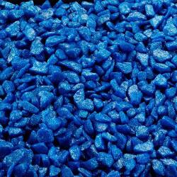  EBI AQUA DELLA Glamour Stone 6/9mm 2kg OCEAN-BLUE -Színes csillámmal bevont kavics akváriumba