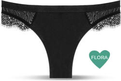 Adalet Flora Normal - menstruációs bugyi (fekete) - shop