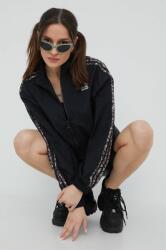 adidas Originals rövid kabát HT5987 női, fekete, átmeneti, oversize - fekete 38