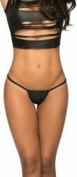 Mapalé - fényes mikro tanga (fekete) - sexshopcenter