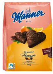 Manner Töltött ostya MANNER szív narancsos 300g (C52877) - fotoland
