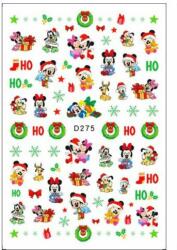  Körömmatrica - D275 Karácsony Mickey