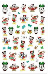  Körömmatrica - D283 Karácsony Mickey