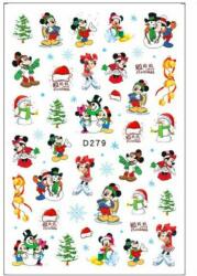 Körömmatrica - D279 Karácsony Mickey
