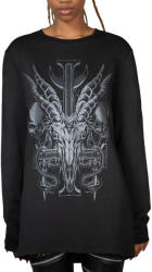 KILLSTAR Bluză unisex cu mânecă lungă KILLSTAR - Infernal Ashes - Negru - KSRA009508