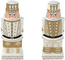 Easy Life Nuova R2S Royal Nutcracker karácsonyi porcelán sószóró és borsszóró szett, díszdobozban