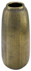 Gehlmann Kerámiaváza antikolt, arany csíkos, 12x12x27cm