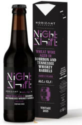 Horizont Night Shift Vintage 2023 / Wheat Wine Bourbon és Tennessee /hordóérlelt/ (0, 33L) (12, 1%)