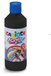 CARIOCA Acuarele acrilice tempera Carioca 250 ml Negru